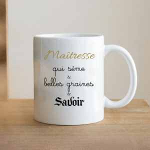 Mug pour la maîtresse, personnalisable