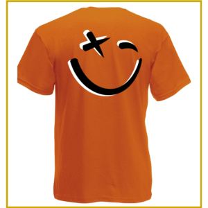 T shirt en coton, avec "Smile!" qui brille dans le noir