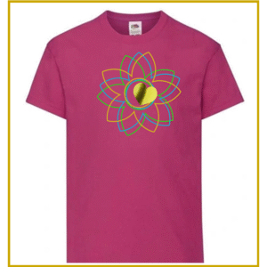 T shirt personnalisable "La Vie en Fleurs", en coton