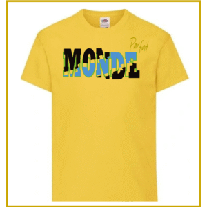 T shirt personnalisable "Monde", en coton