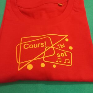 T-Shirt Rouge Taille S - Graphisme Unique
