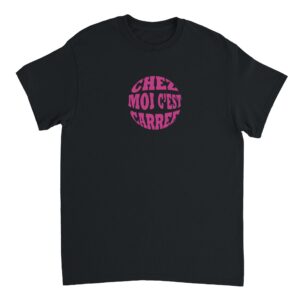 T shirt - noir - Taille L - Chez Moi Cest Carree