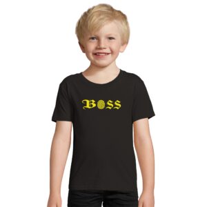 T shirt - en coton - noir - 12 ans