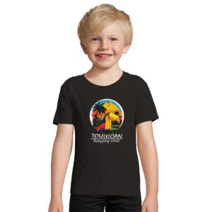 T shirt en coton - noir- 6 ans - motif "ToutCan PeuxAnything"