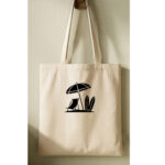 tote bag personnalisable, motif parasol