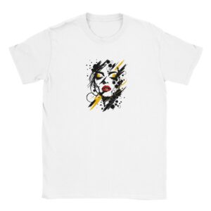T shirt 100% coton – Taille 2XL – blanc – motif « Femme »