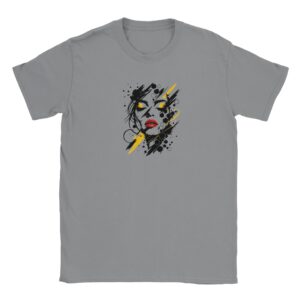 T shirt - gris - Taille S - motif "Femme"