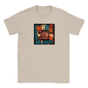T shirt en coton - beige - taille 2XL - motif "Message"