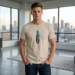 T shirt stylé urban batiment
