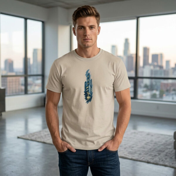 T shirt stylé urban batiment