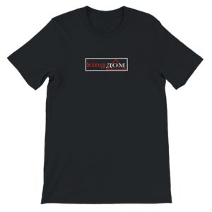 T shirt en coton – noir – taille L – motif « King дом »